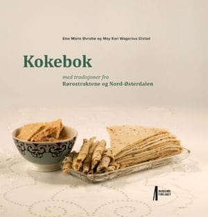Bilde av forsida på boka Kokebok med tradisjoner fra Rørostraktene og Nord-Østerdalen