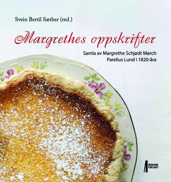 Bilde av forsiden av boka Margrethes oppskrifter