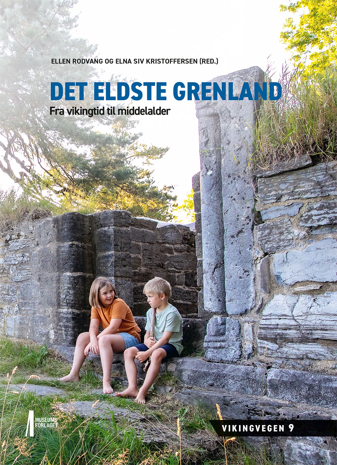 Bilde av forsiden av boka Det eldste Grenland. Vikingvegen 9